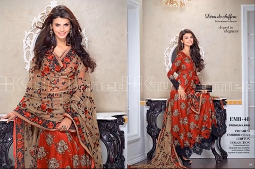 Gul Ahmed Summer Eid Collection 2014-2015